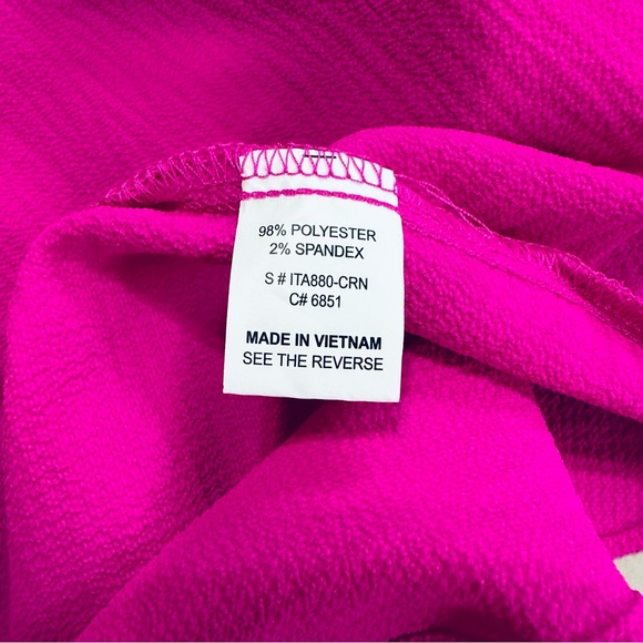 Pink racer back bow tank top - Picture 4 of 6